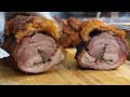 crispy pork belly rolls making skill - taiwanese street food