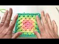 How to Crochet the Perfect Granny Square (with no twisting or swirling).