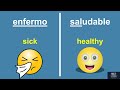 Spanish Opposite Words. Most Important Antonyms in Spanish