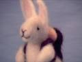 One Quick Bunny / Needle Felting (Time Lapse)