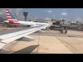 American A319 Landing at Philadelphia PHL International Airport