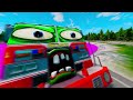 Giant Lava, M&M's, Fan, Pits Vs Huge & Tiny Lightning McQueen From PIXAR CARS! BeamNG Drive