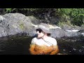 Waterfall Swim in NB, Canada