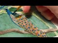 birds of paradise in watercolor || an art relaxation video