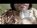ASMR ICE EATING FROM A JAR! |  HARD CRUNCH!