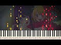 Idol（Oshi no Ko OP）- YOASOBI - Hard Piano Tutorial【Piano Arrangement】