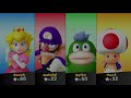 Mario Party 10 Mario Party #274 Peach vs Waluigi vs Spike vs Toad Whimsical Waters Master Difficulty