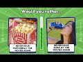 🍟🍿 Would You Rather...? JUNK FOOD Edition | Quiz galaxy 🚀