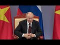 LIVE: Vladimir Putin visits Vietnam during Asia tour