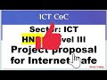 Project proposal for Internet Cafe ICT COC Level 3 HNS #Exam full tutorial with pdf file document