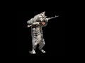 Cat reloading AK-47 animation [ WARNING | ODDLY REALISTIC ] 4K
