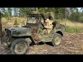 OFFROADING - Willys Jeep and Dodge WC 51 - TRANDUM NORWAY 2021.