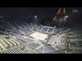 Building an Olympic venue, timelapse! | #Paris2024