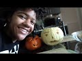 Pumpkin Carving, Shopping, Taste Test, Grwm | Vlogmas