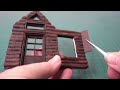 Miniature Rustic Woodland Stone & Log Cabin
