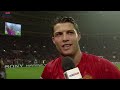 Cristiano Ronaldo after winning his first Champions League