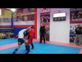 Amateur kickboxing fight