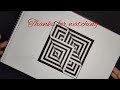 Anamorphic illusion, OP Art Ideas, Optical illusion, 3D art, obstacle drawing