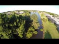 Bird Nabs Bass Bait.  Fishing with minnows catching a fish.