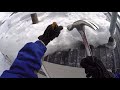 Chipping Roof Ice