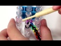 Rainbow Loom English - DOUBLE CROSS SINGLE - Loom Bands, easy, how to, DIY