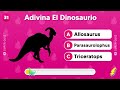 ¿Cuánto Sabes de DINOSAURIOS? 🦖🌋✅ | 32 Preguntas de Cultura General | Quiz Dinosaurio