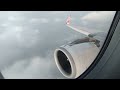 AirAsia Airbus A321NEO takeoff with engine view.