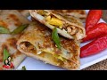 Crepe Square Delight With Creamy Chicken & Egg Stuffing Recipe