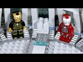 Lego Iron Man Hall Of Armor Brick Building Toys in Stop Motion