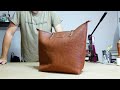 Making a Leather Bag With a Zipper