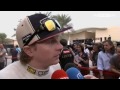 Kimi Raikkonen interview after 2nd place in Bahrain 2012