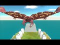 Rodan vs All Kaijus | Who Can Beat Rodan? - Animal Revolt Battle Simulator