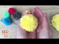 How to make a Pom Pom maker Tutorial (Craft Basics - Yarn Pom Pom)