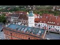 Renesansowy Ratusz w Sandomierzu XIV w. Renaissance Town Hall in Sandomierz, 14th century. Drone