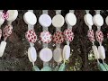 Crazy Recycling Idea with Jar Lids and Old Lace! The First Giant Project in the World!