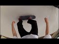 GoPro Skateboarding - Kickflips and Nut Shot (First Person)