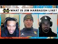 NFL Players Share what Chargers Head Coach Jim Harbaugh is really like: Hutchinson, Corum, St. Brown