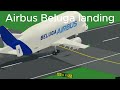 Airbus Beluga landing