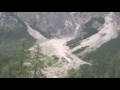 Unwetter im Innerfeldtal / Südtirol  Dolomiten (Debris Flow / Mudslide / Rockfall