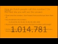 Dutch Words 3 - The Numbers