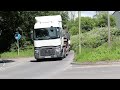 British Army HETs transporting armoured vehicles