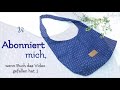 Tutorial Hobo Bag Sewing - Make Pattern yourself