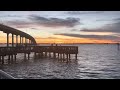 Beautiful sunset at Belleair Causeway Fishing Pier