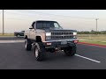 1981 CHEVY K10 ON THE ROAD! MUST SEE