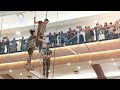 Aksi menegangkan dari Flying Trapeze Rusia di Pondok Indah Mall 2 Jakarta 14 Juni 2024
