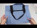 DIY Denim Triple Bag Tutorial Popular Design