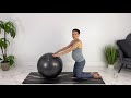 Pregnancy Stability Ball Exercises | Pregnancy Exercise For Normal Delivery With Birthing Ball