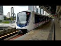 KJL-Bombardier Innovia Metro 300 Set 24 Departing Pasar Seni