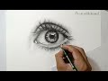 How to draw Realistic Eyes| Hyper Realistic Drawing  || Tutorial for Beginners