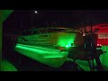 2010 21' SunTracker Fishin' Barge with new rgb strip lights #1